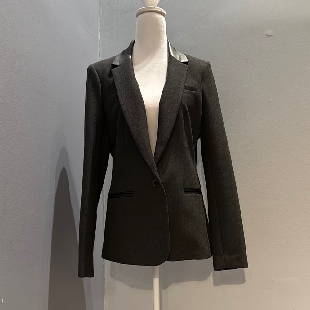 Banana Republic Black Tailored Blazer Professional Suit Jacket